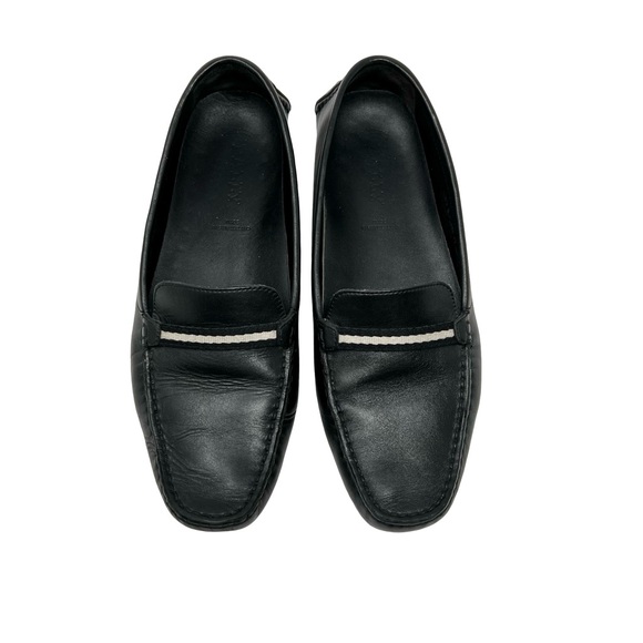 Bally Men\'s Driving Loafers Size EU 39 Black Leather Made In Switzerland main image 6